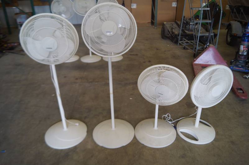 lot 6 image: Pedestal Fans