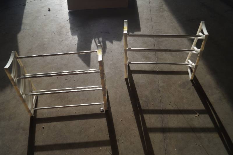 lot 8 image: Shoe Racks