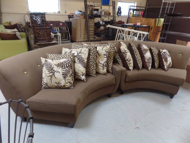 CUSTOM MADE CURVED SOFA