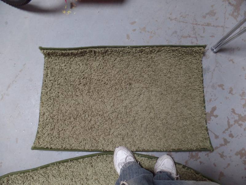 SHAG RUG AND MAT