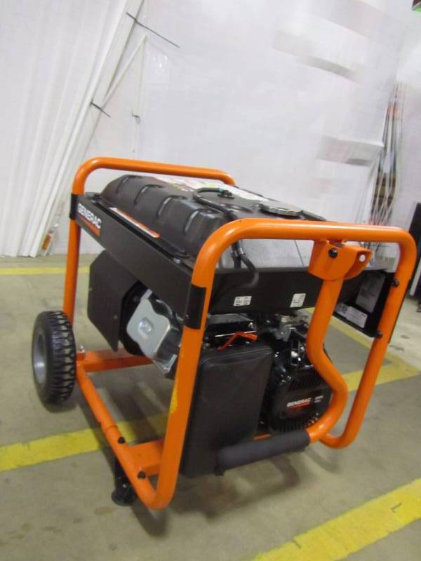 lot 11 image: 8000 watt gasoline powered electric start portable generator