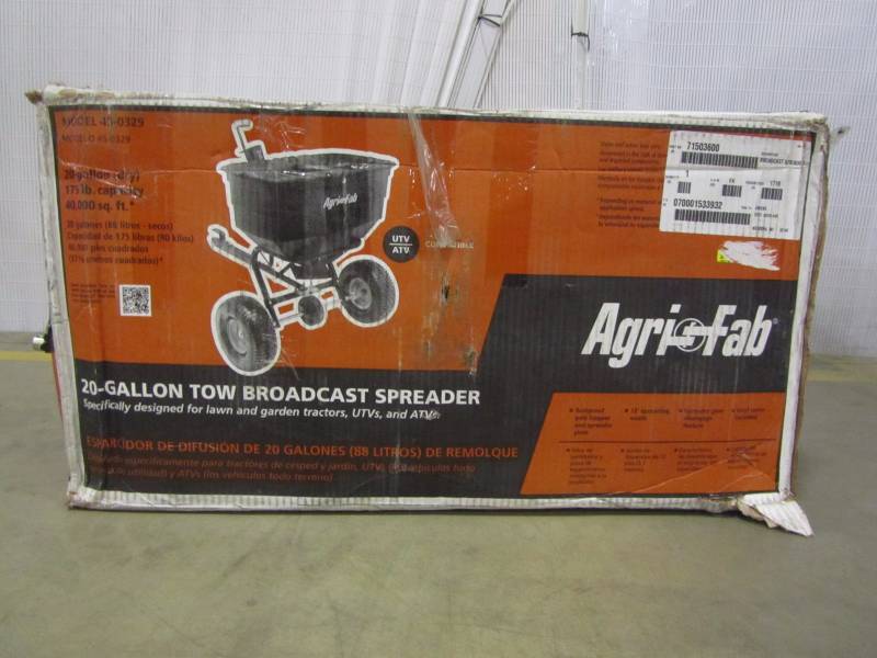 lot 66 image: Agri-Fab 175 lb. UTVATV Tow Spreader