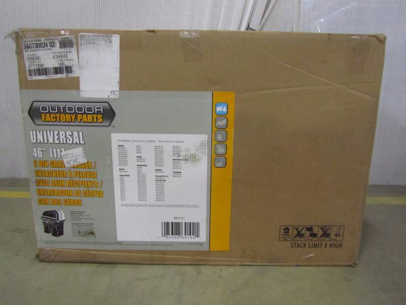 lot 69 image: 46 in. 2-Bin Soft Bagger