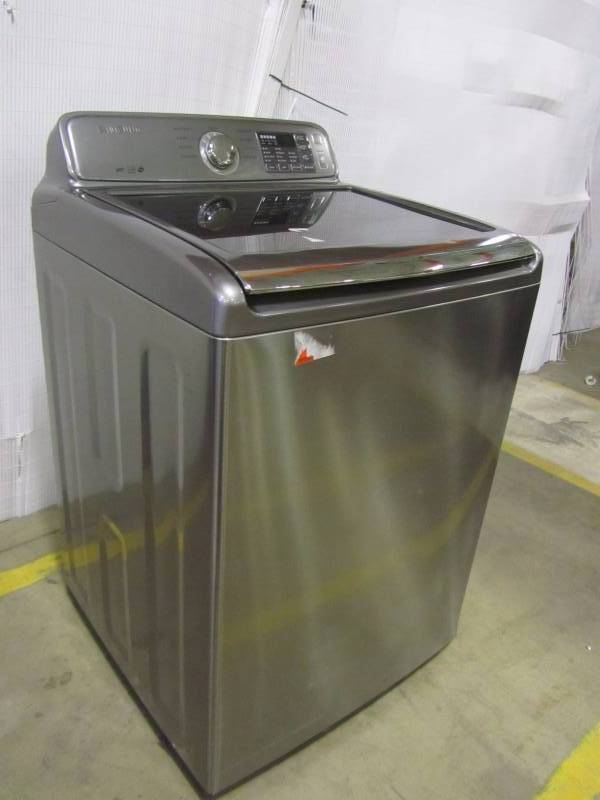 lot 75 image: Samsung 5.0 cu. ft. High-Efficiency Top Load Washer in Platinum, ENERGY STAR