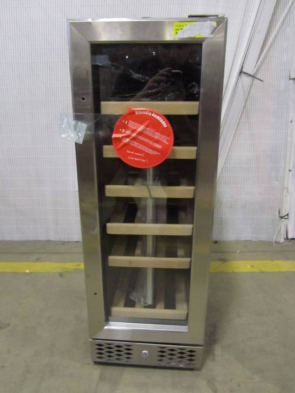 lot 88 image: AKDY 11.75 in. 18-Bottle Built-in Compressor Wine Cooler