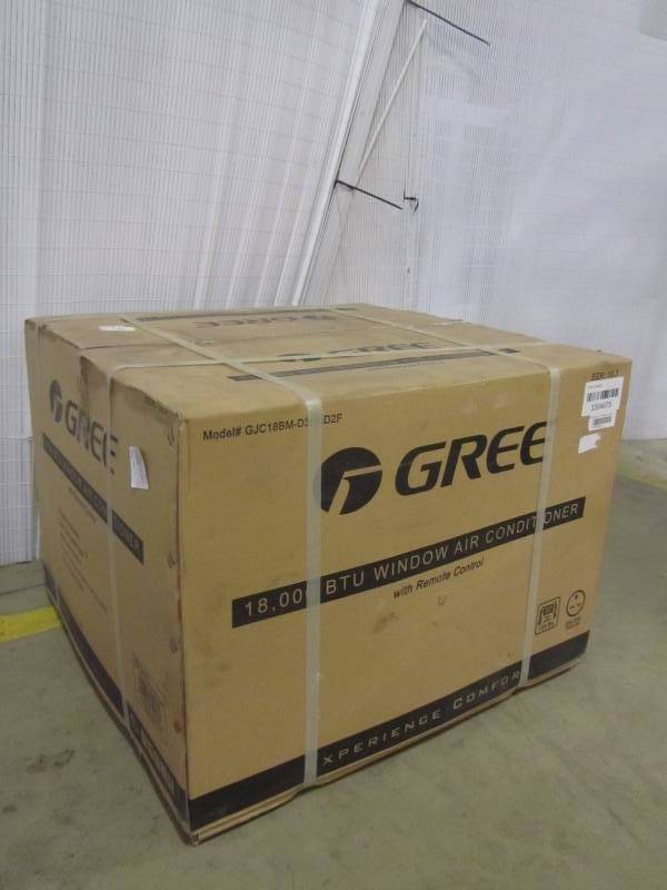 lot 96 image: Gree window mount 18000 btu air conditioner with remote control