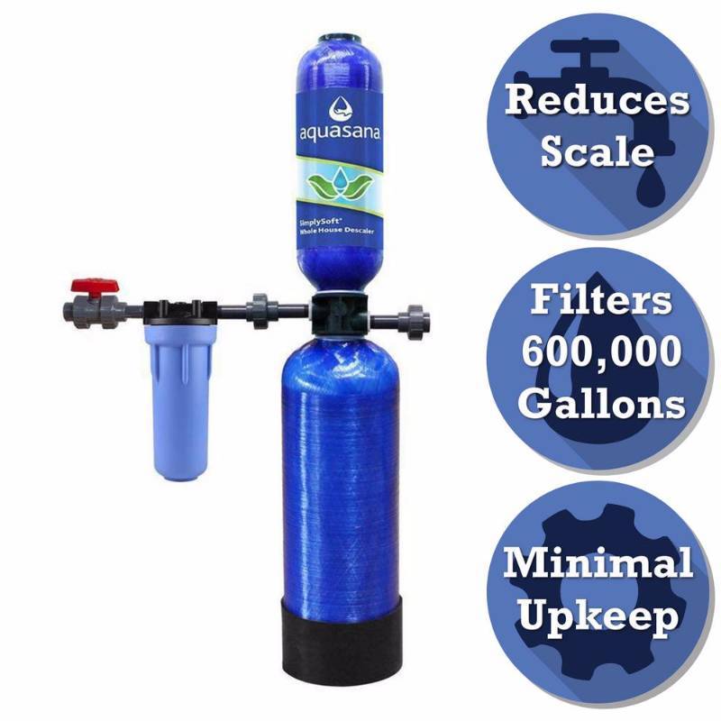 lot 78 image: Aquasana Replacement SimplySoft 600,000 Gal. Whole House Salt-Free Water Softener