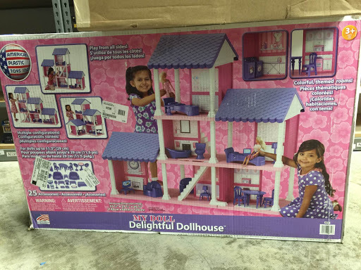 lot 2057 image: American Plastic Toys Fashion Doll Dollhouse