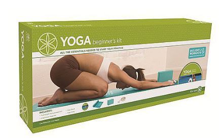 lot 2110 image: Gaiam Yoga Beginners Kit - Blue