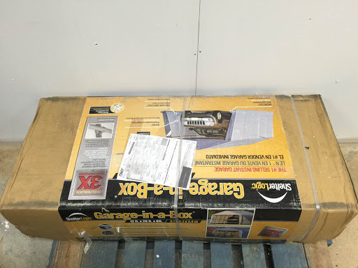 lot 133 image: Shelter Logic - Garage In A Box - NEW IN BOX