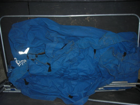 lot 135 image: The Clam  Portable 2 Person Ice House Canvas with Plastic Hardcase Ice Fishing