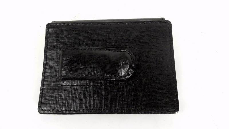 lot 66 image: Mens Royce Black Money Clip Wallet