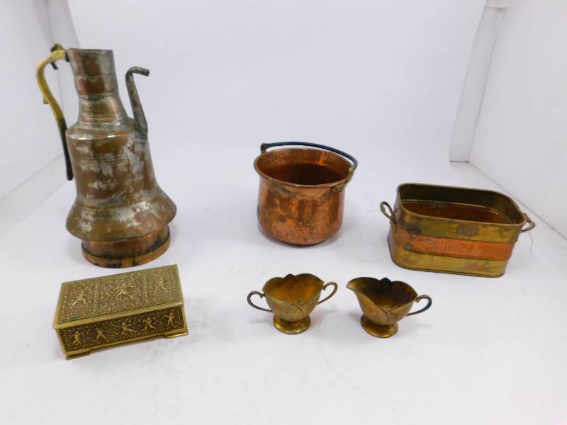lot 47 image: Copper and Brass Items
