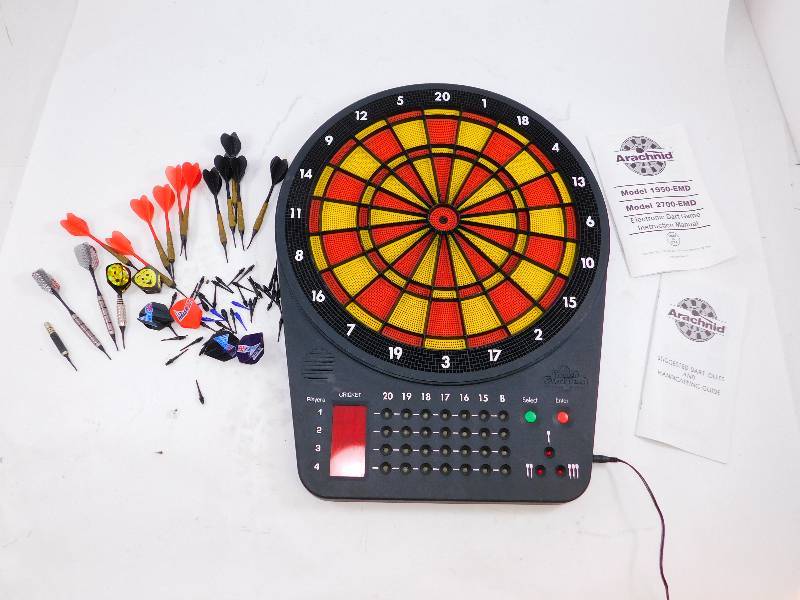 lot 64 image: Dart Board with Darts - Tested, Works