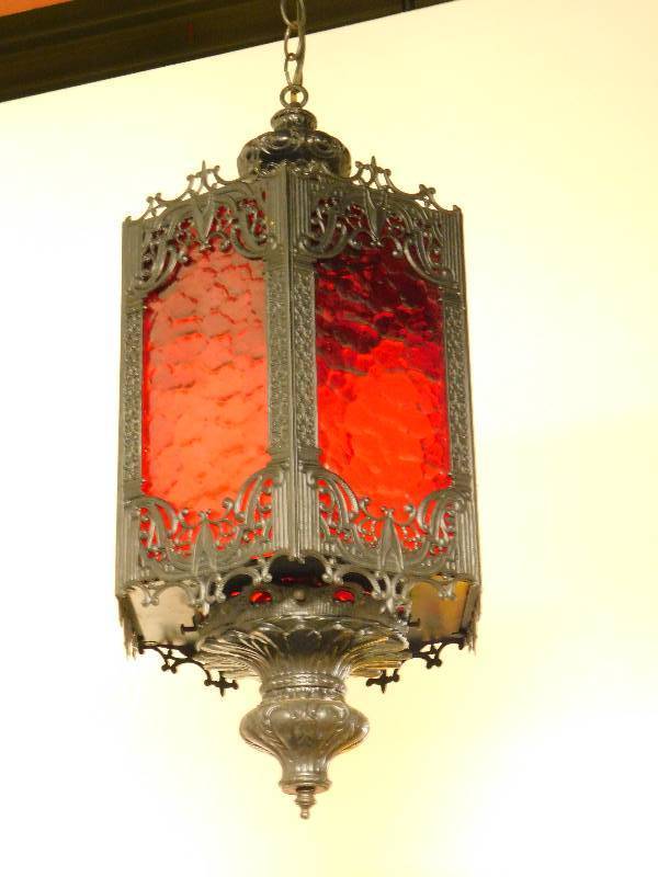 lot 72 image: Hanging Gothic Lamp - Works