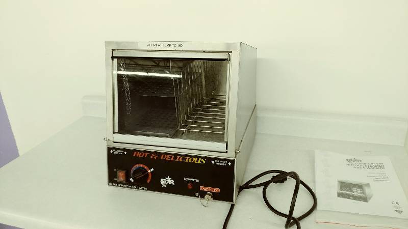 lot 16 image: Combination Hot-dog Steamer and Bun Warmer