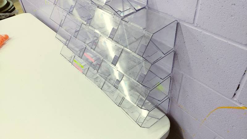 lot 33 image: 23 Plastic Dispenser Bins