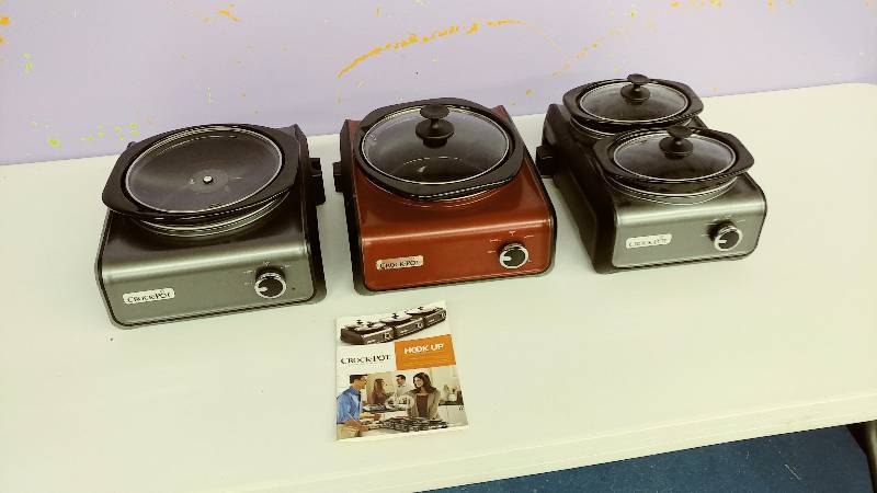 lot 42 image: 3 Crockpot Hook-up Units