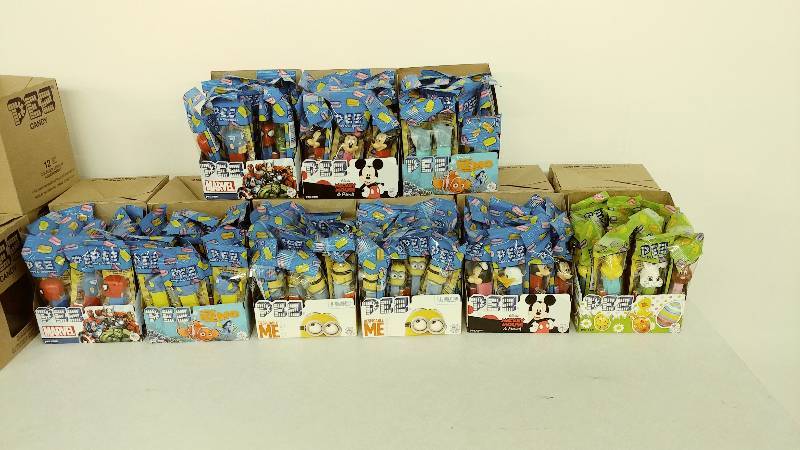 lot 69 image: Lot of 90 Various PEZ Dispensers