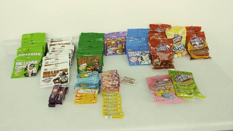 lot 77 image: HUGE Lot of Various Brands and Types of Gum