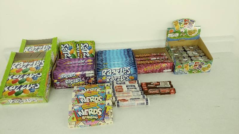 lot 80 image: HUGE Lot of Razzles and other Candies