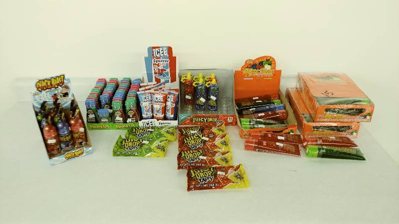 lot 81 image: HUGE Lot of Liquid and Goo Candy