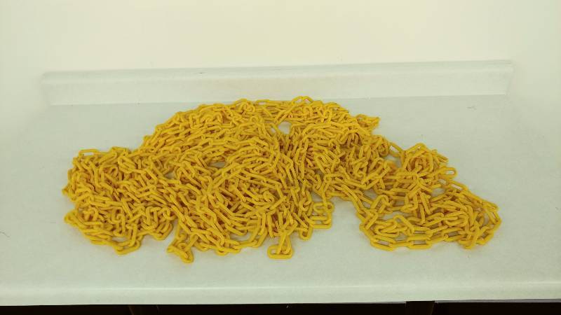 lot 106 image: Yellow Plastic Chain