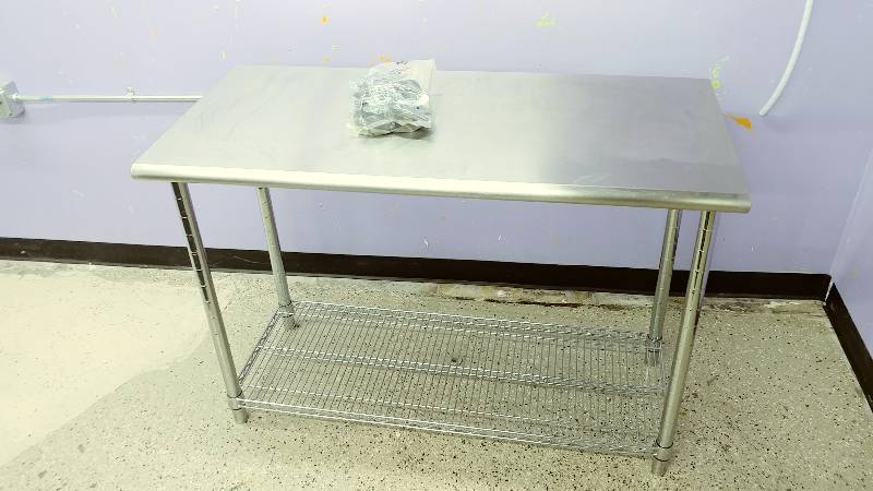 lot 122 image: Stainless Steel Table