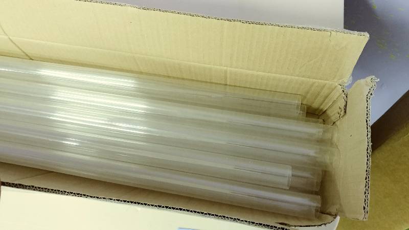 lot 136 image: 16 Protective Tubes and a box of Misc. Bulbs