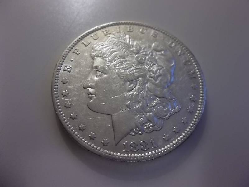 1881 O Morgan Silver Dollar Very High Grade MS (In MS60 $70.00)