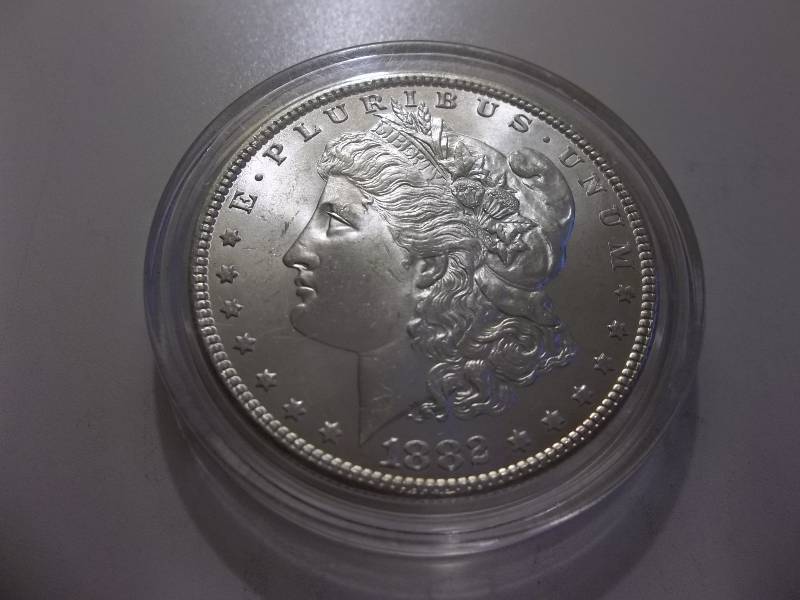 1882  Morgan Silver Dollar High Grade MS