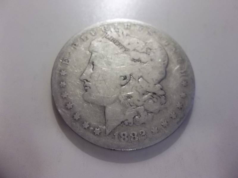 1882 O Morgan Silver Dollar