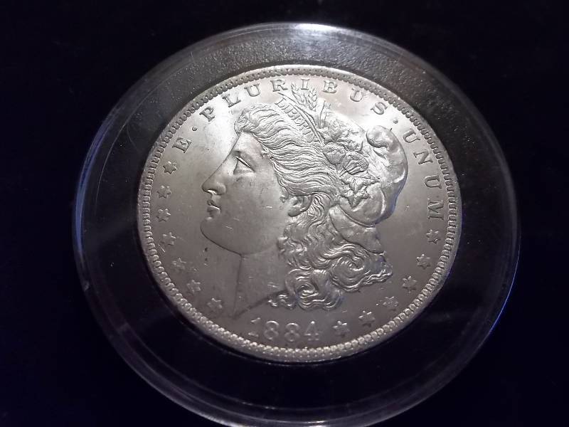 1884 O Morgan Silver Dollar Higher Grade MS (In MS60 Valued $70.00)