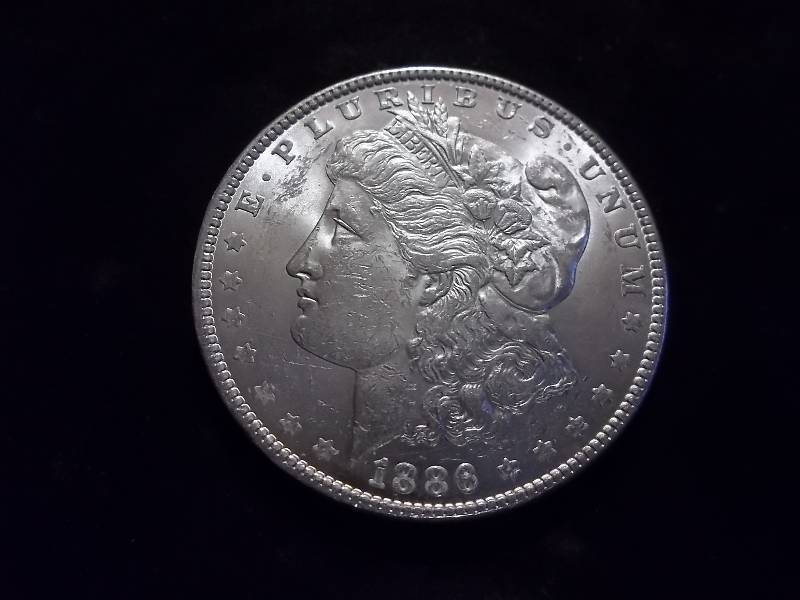 1886 Morgan Silver Dollar Very High Grade MS