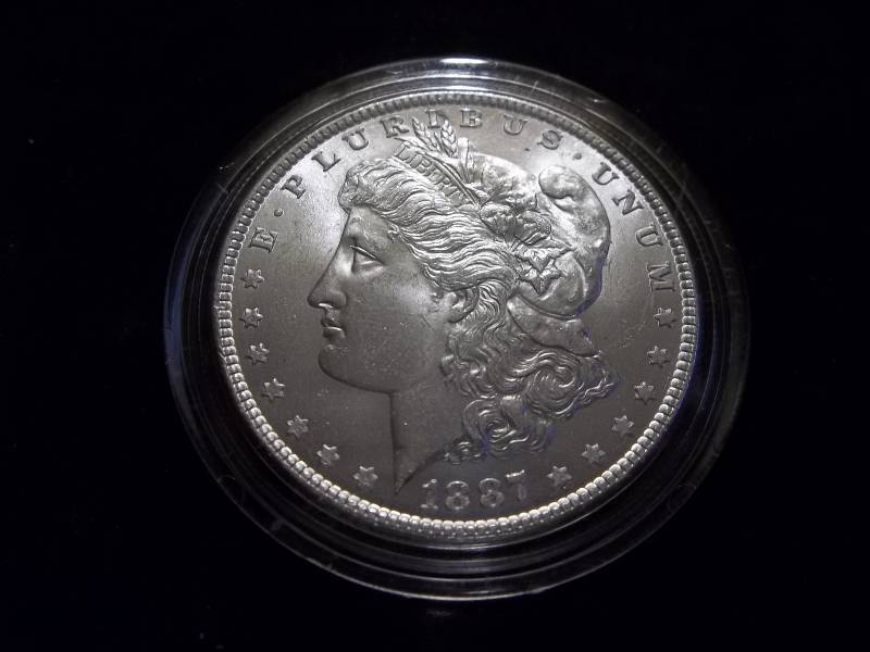 1887  Morgan Silver Dollar Very High Grade  MS