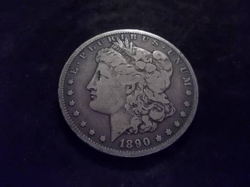 1890 O Morgan Silver Dollar
