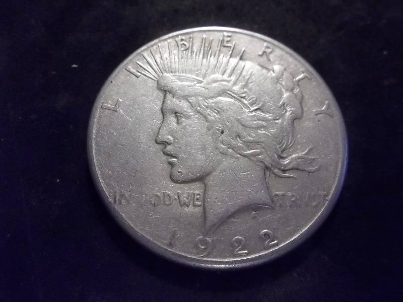 1922 S Silver Peace Dollar Higher Grade