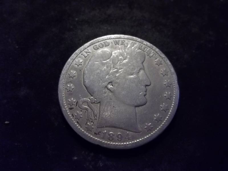 1894 S Barber Half Dollar (In VF $125.00)