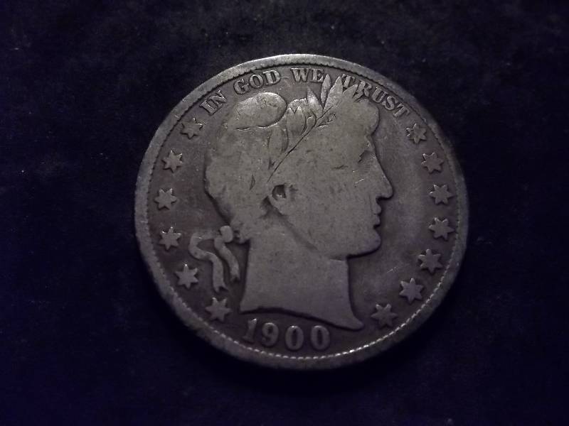 1900 Barber Half Dollar VF