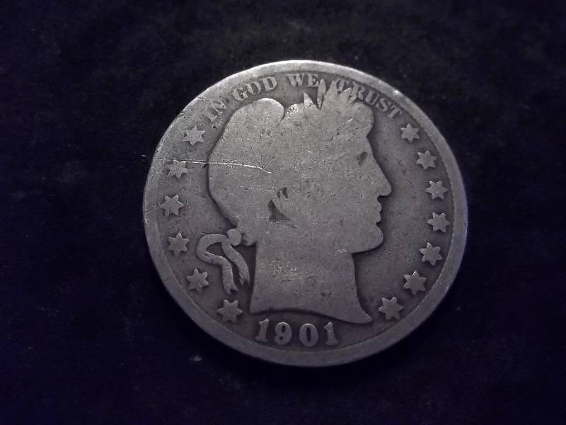1901 Barber Half Dollar