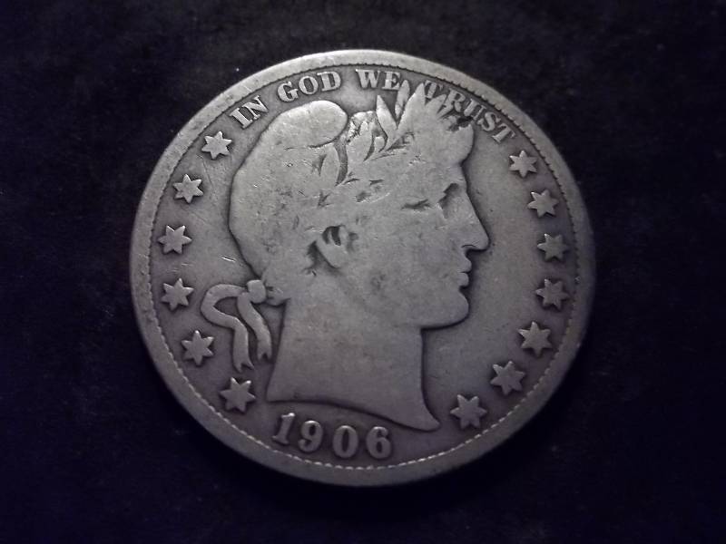 1906  Barber Half Dollar (In F12 $55.00)
