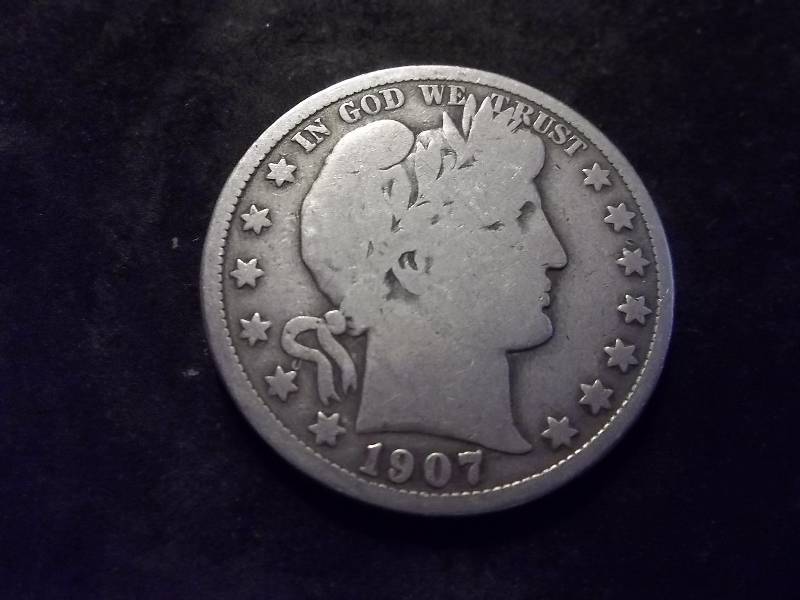 1907 Barber Half Dollar (in F12 $55.00)