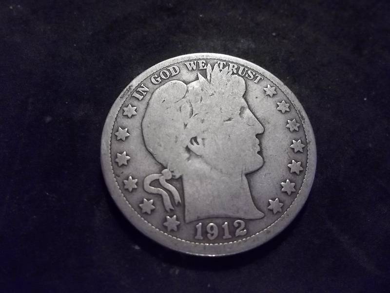 1912  Barber Half Dollar