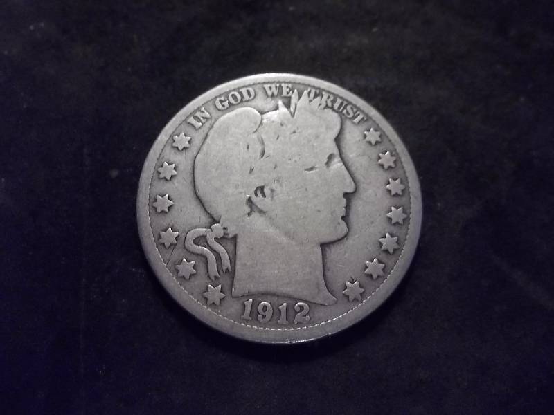 1912 D Barber Half Dollar