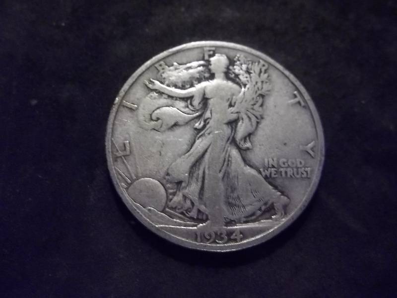 1934 S Walker Half Dollar Better Grade