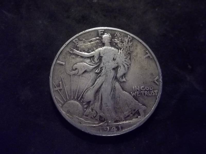 1941 D Walker Half Dollar High Grade VF