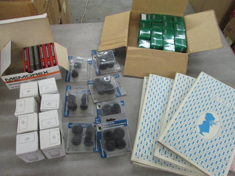 lot 70 image: Projector Lamps, Memorex Cassettes,...