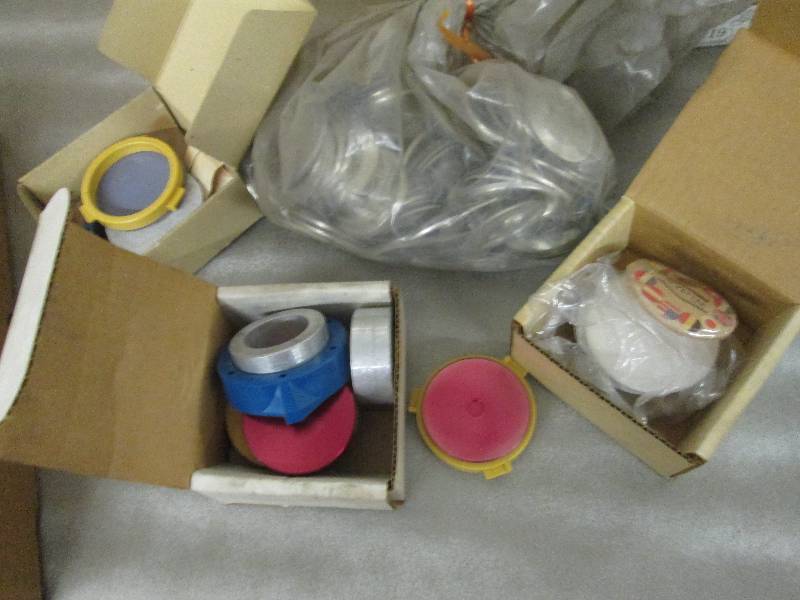 lot 77 image: Metal Button Making Supplies...