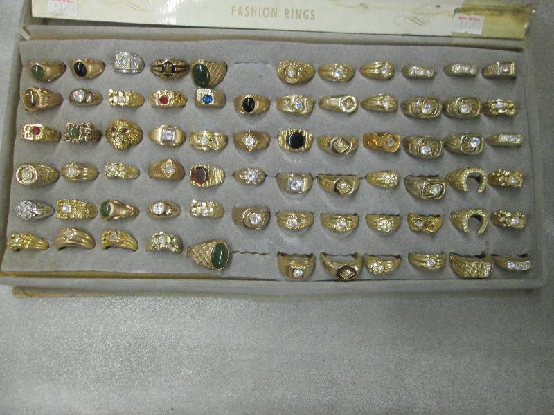 lot 125 image: Display of Assorted Rings...