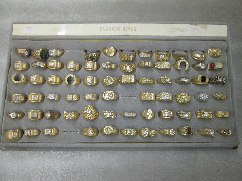 lot 126 image: Display of Assorted Rings...